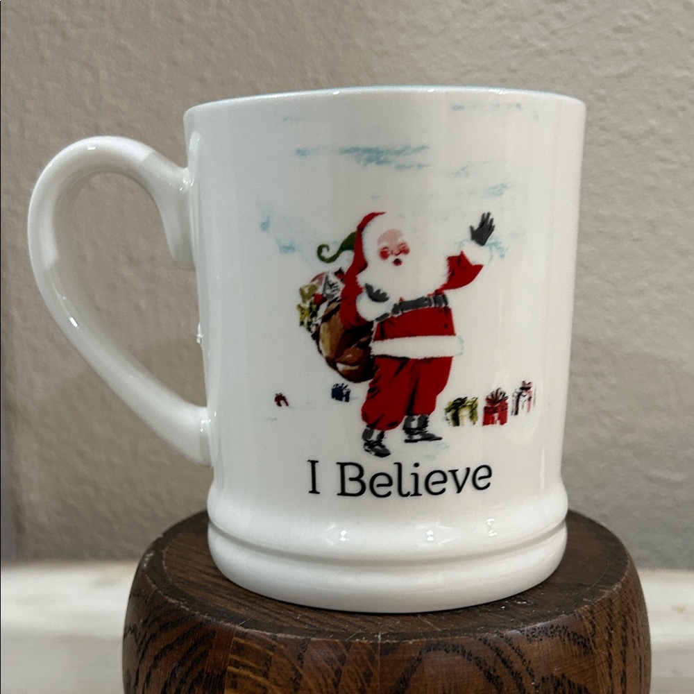 Threshold Stoneware- Vintage Inspired Santa Mug